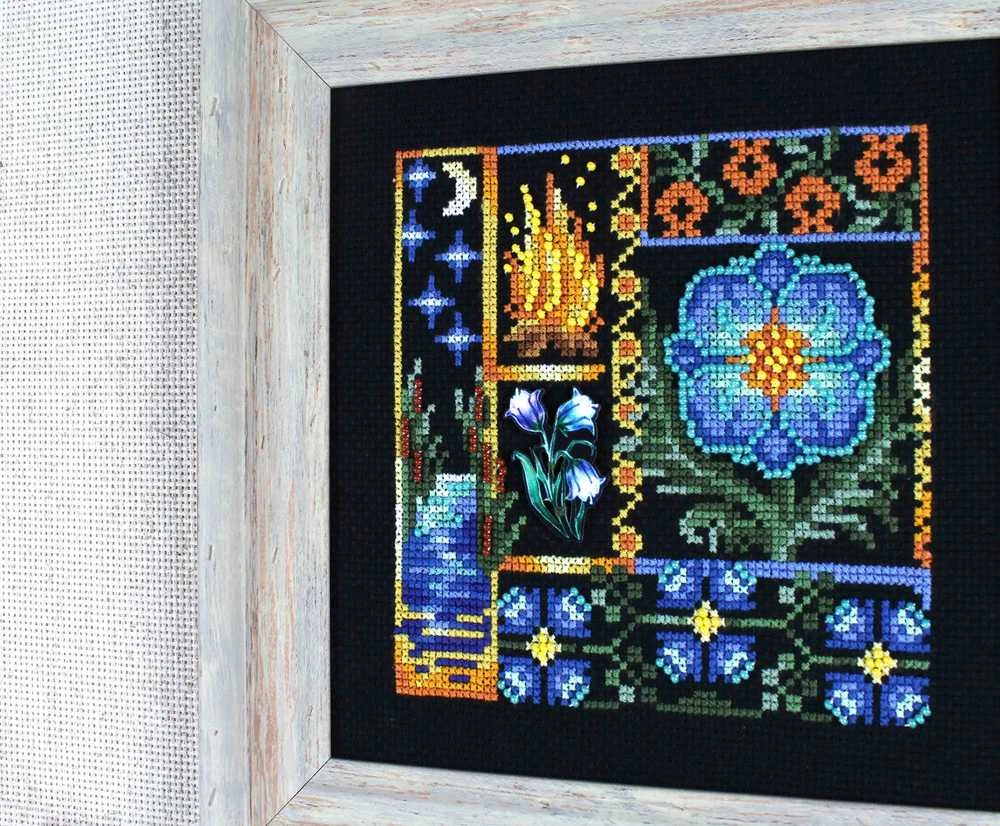 MP Studia Beldizart Kryželio siuvinėjimo rinkinys "Mini Sampler. Fern Flower" SNV-942
