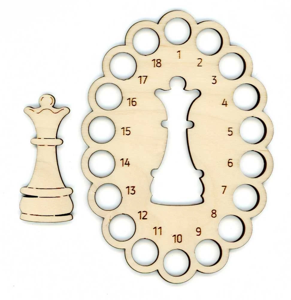 MP Studia Beldizart Mouline Organizer Šachmatai Karalienė + 1 ritė OR-058