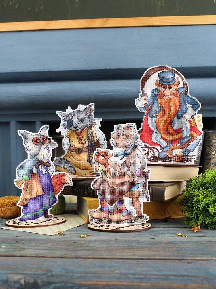 MP Studia Siuvinėjimo kryželiu rinkinys „Karabas Barabas“ 18x13 cm SR-1179