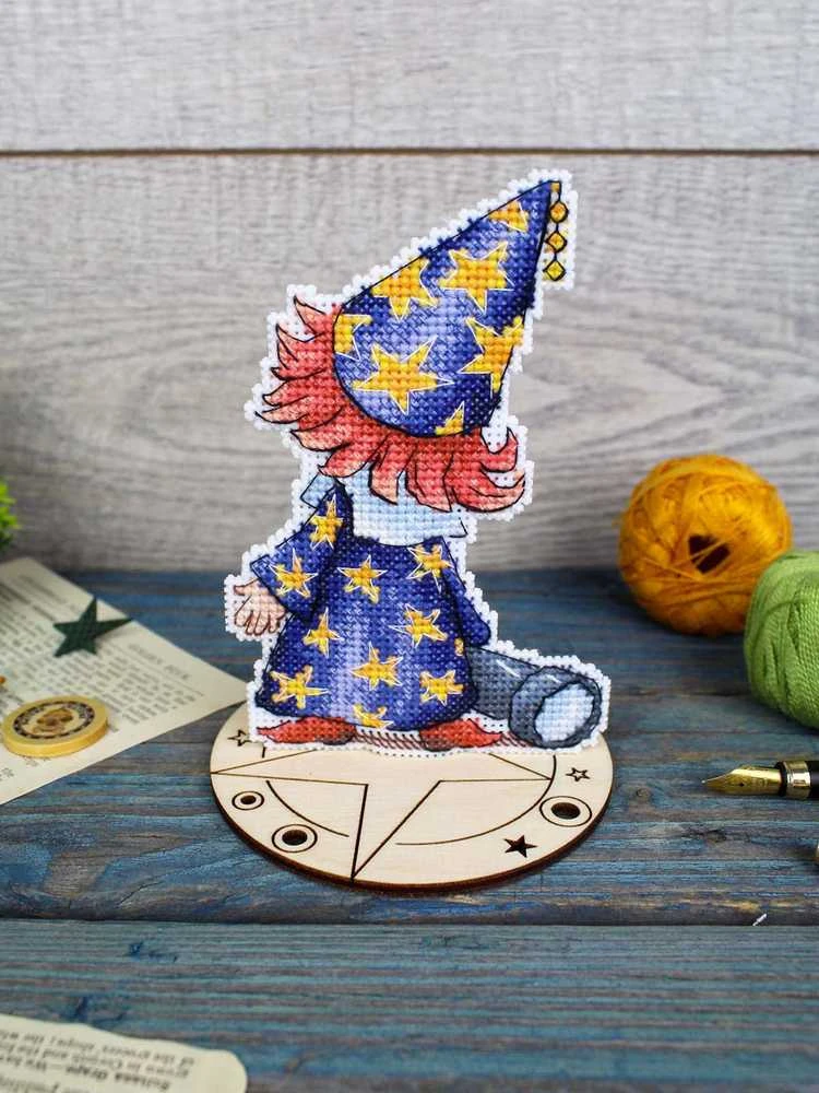 MP Studia Siuvinėjimo kryželiu rinkinys „Astronomas“ 13x8 cm, pradedantiesiems