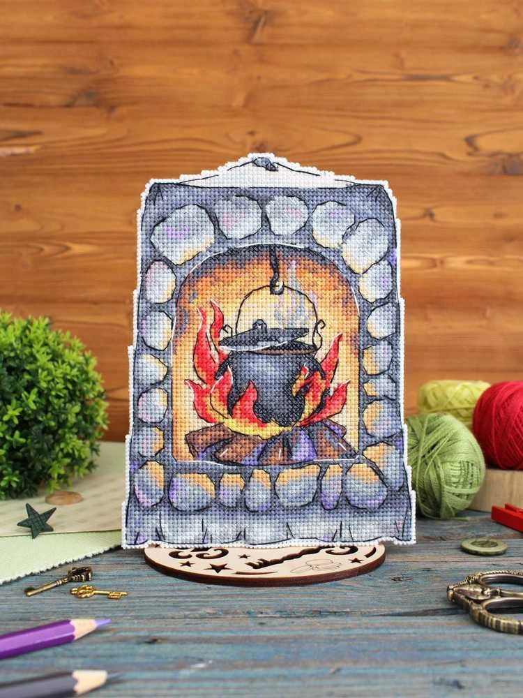 MP Studia Siuvinėjimo kryželiu rinkinys „Teatras“ 17x13 cm SR-1190