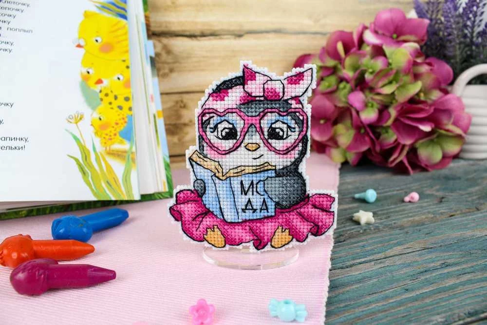 MP Studia Siuvinėjimo kryželiu rinkinys „Fashionista“ 10x9 cm SR-897