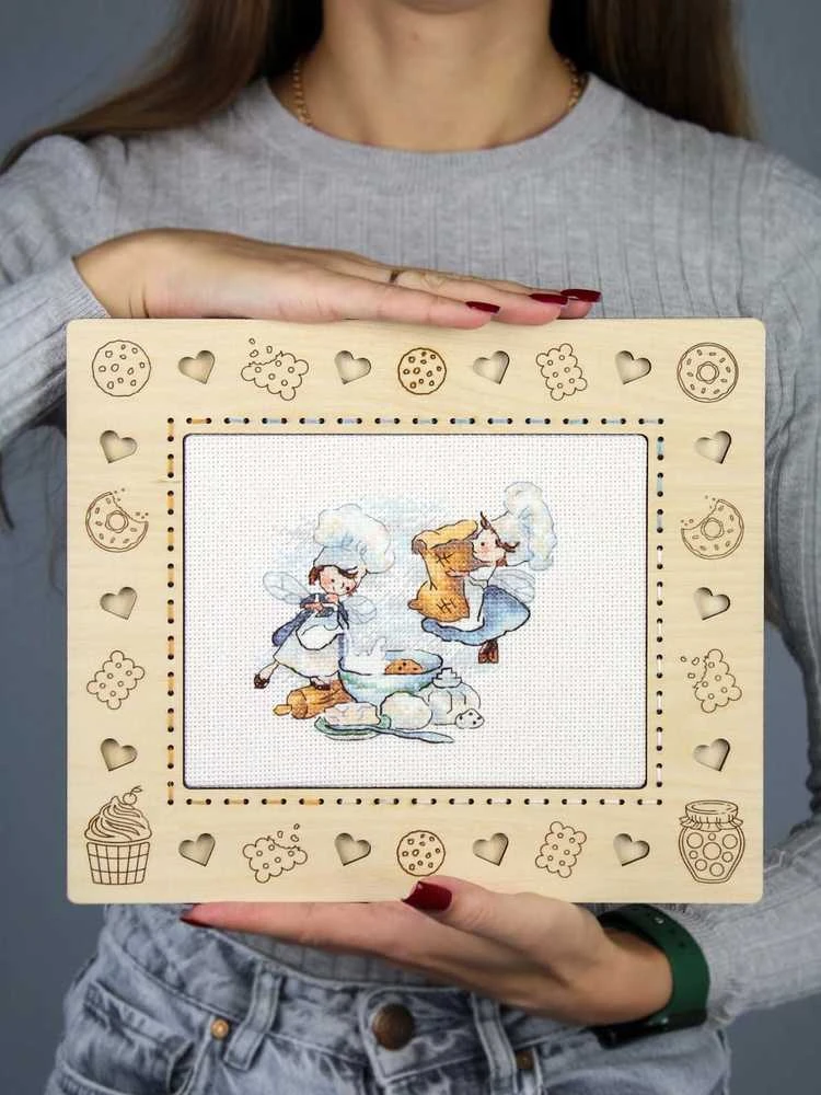 MP Studia Siuvinėjimo kryželiu rinkinys „Slaptas receptas“ 10x12 cm virtuvės dekoras