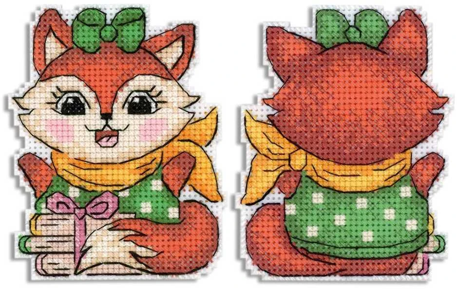 MP Studia Siuvinėjimo kryželiu rinkinys „Linksmas mažas laputis“ 9x7 cm