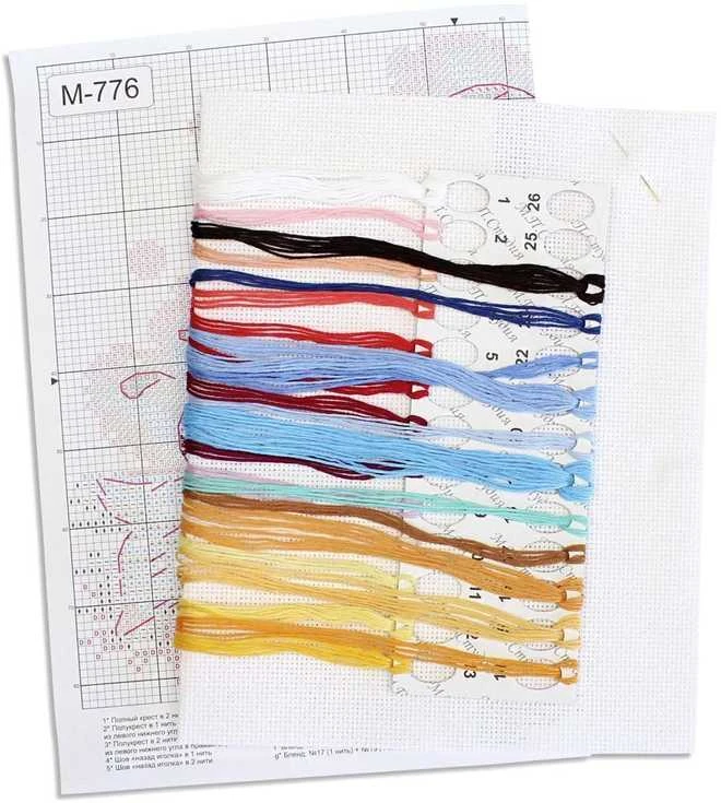 MP Studia Siuvinėjimo kryželiu rinkinys „Linksmos maudynės“ 15×20 cm
