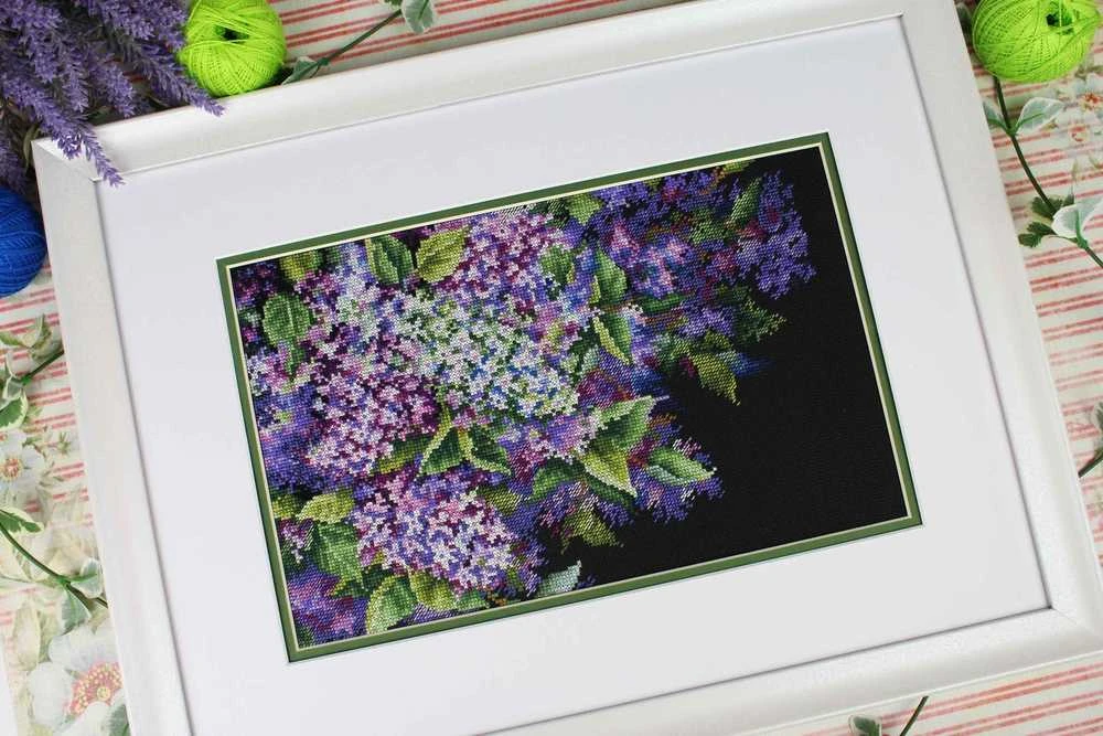MP Studia Siuvinėjimo kryželiu rinkinys „Kvapni alyva“, 18×27 cm
