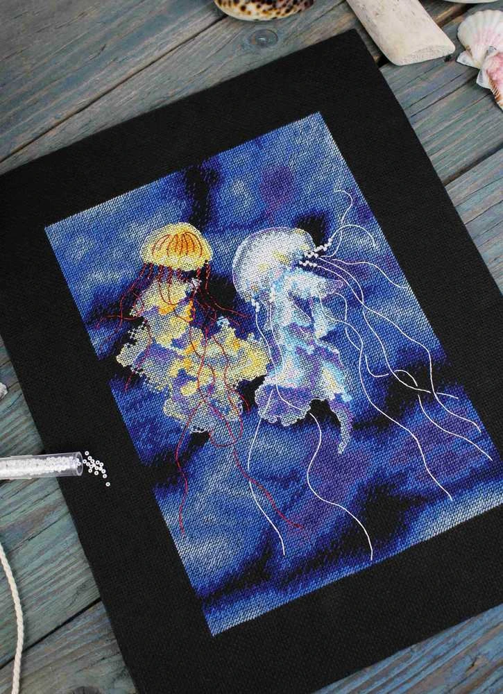 MP Studia Siuvinėjimo rinkinys kryželiu Povandeninė magija, 25×18 cm