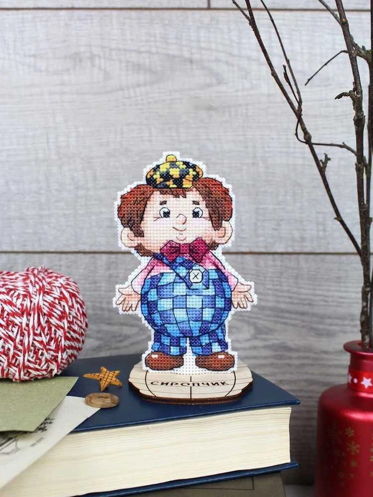 MP Studia Siuvinėjimo rinkinys kryželiu „Šachmatininkas“ 13x8 cm