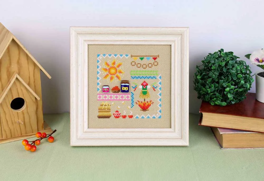 MP Studia Beldizart Kryželių siuvinėjimo rinkinys "Mini Sampler. Pancake Week" SNV-943