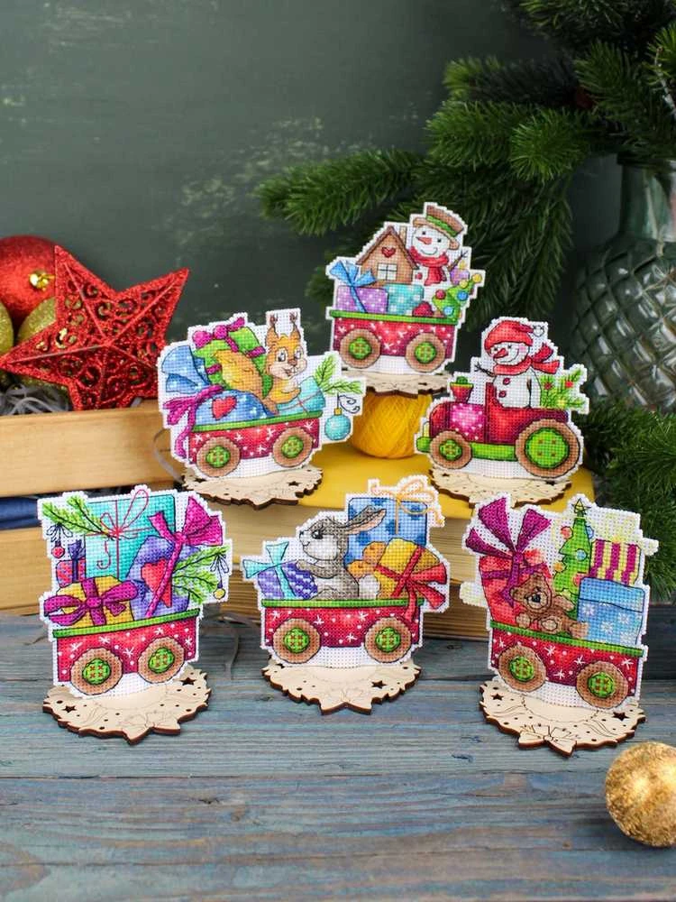 MP Studia Siuvinėjimo rinkinys kryželiu „Išdykusi voverė“ 9×12 cm