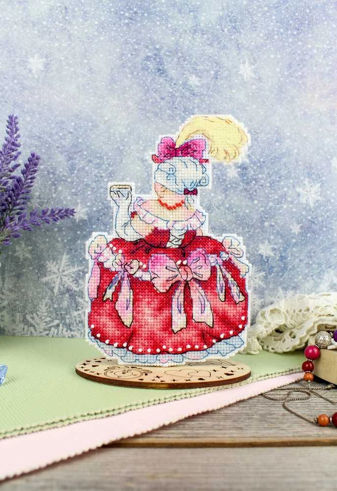 MP Studia Beldizart Kryželiu siuvinėjimo rinkinys „Pirmoji sesuo“ 16x10 cm SR-1116