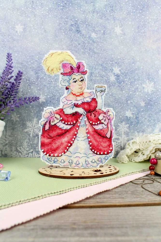 MP Studia Beldizart Kryželiu siuvinėjimo rinkinys „Pirmoji sesuo“ 16x10 cm SR-1116