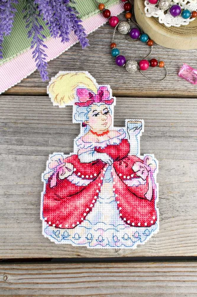 MP Studia Beldizart Kryželiu siuvinėjimo rinkinys „Pirmoji sesuo“ 16x10 cm SR-1116