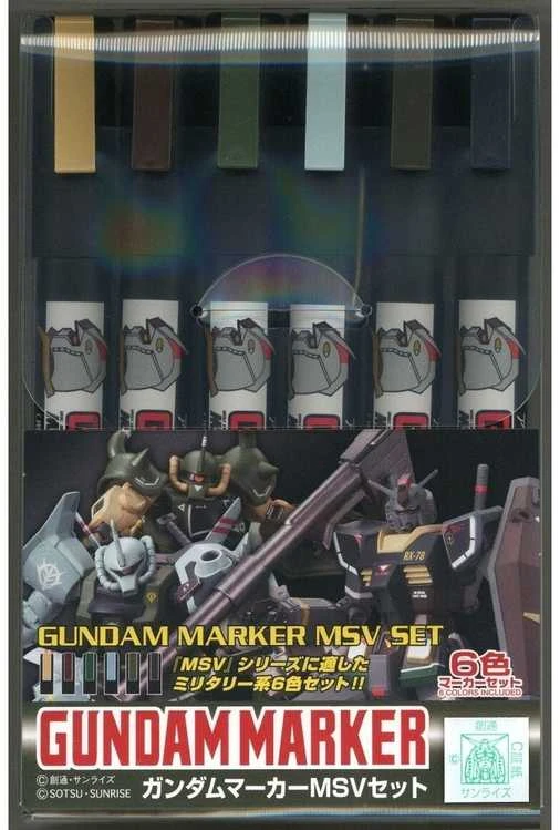 Mr Hobby Mr.Hobby Gundam Marker MSV markerių rinkinys GMS-127