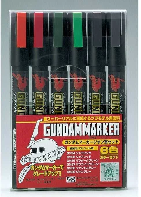 Mr Hobby Mr.Hobby Gundam Marker Zeon žymeklių rinkinys GMS-108