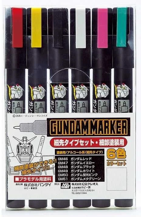 Mr Hobby Mr.Hobby Gundam markeriai Fine Edge rinkinys GMS-110