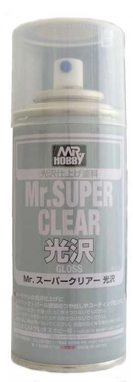 Mr Hobby Mr.Hobby Mr. Super Clear purškiamas skaidrus blizgus lakas 170 ml B-513