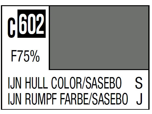 Mr Hobby Mr.Hobby Mr.Color C-602 IJN Hull Color Sasebo, 10 ml nitro dažai
