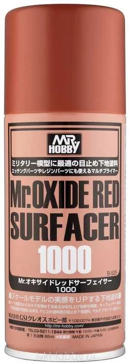 Mr Hobby Mr.Hobby Mr.Oxide Raudona Surfacer 1000 gruntas purškiamas, 170 ml