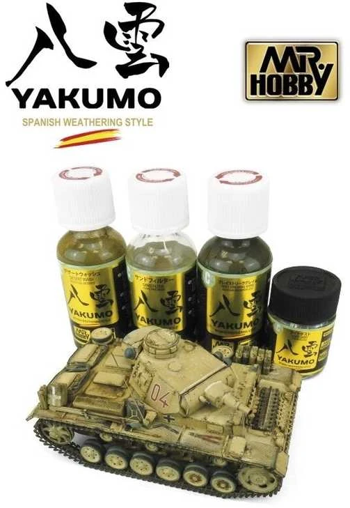 Mr Hobby Mr.Hobby Yakumo Afrika Korps sendinimo rinkinys WY-03 (emaliai, pigmentas)