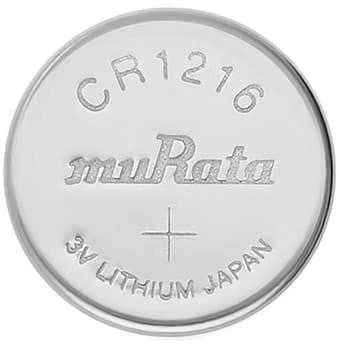 Murata CR1216 3V ličio monetinės baterijos, 5 vnt. rinkinys