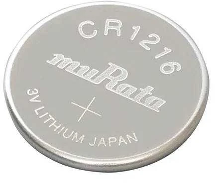 Murata CR1216 3V ličio monetinės baterijos, 5 vnt. rinkinys