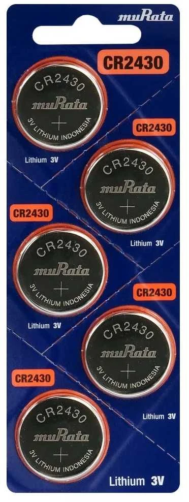 Murata ličio baterija CR2430 3V - 5vnt