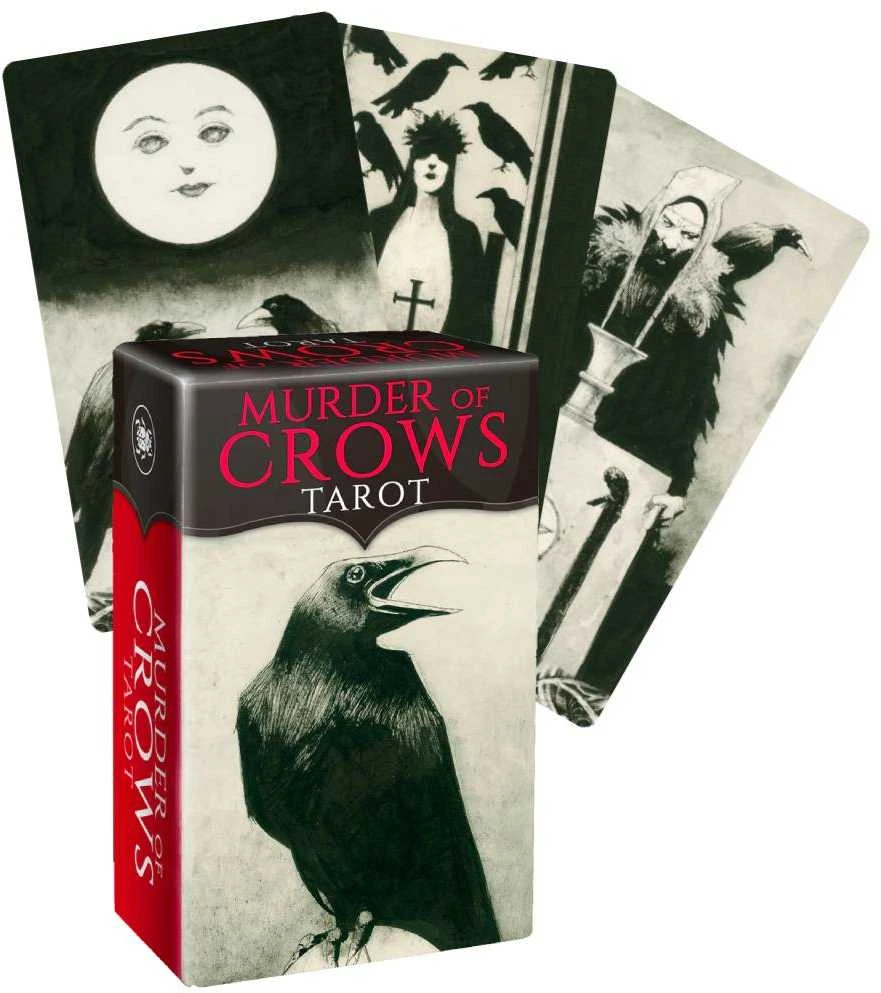 Tarotų Kortų Komplektas - Lo Scarabeo Murder Of Crows MINI 78 Kortos 9x6 cm