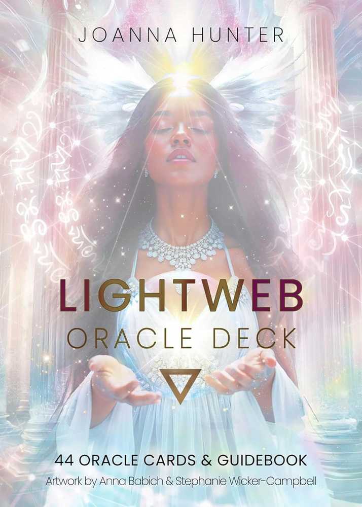 KNYGA Muse Oracle Press LightWeb orakulo kortos – kosminė dvasinė kelionė, 44 kortos