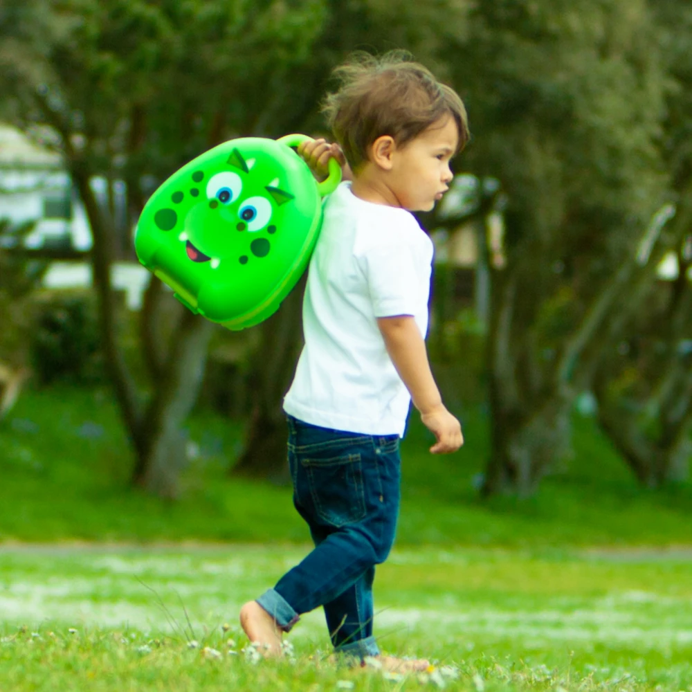 Mokomasis nešiojamas naktipuodis My Carry Potty, dinozauras, žalios spalvos