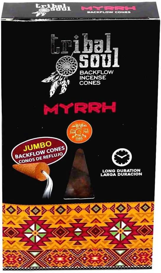 Hari Darshan Atbulinio smilkymo kūginiai smilkalai Myrrh, Tribal Soul, 15g