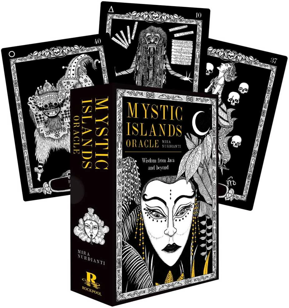 Rockpool Mystic Islands Oracle – 44 kortų orakulo kaladė su vadovu intuicijai