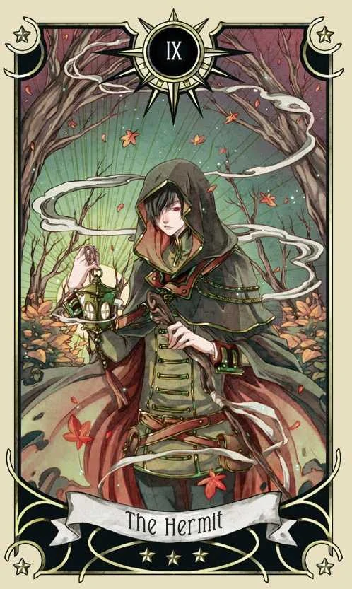 Llewellyn Mystical Manga Tarot Mini Kortos