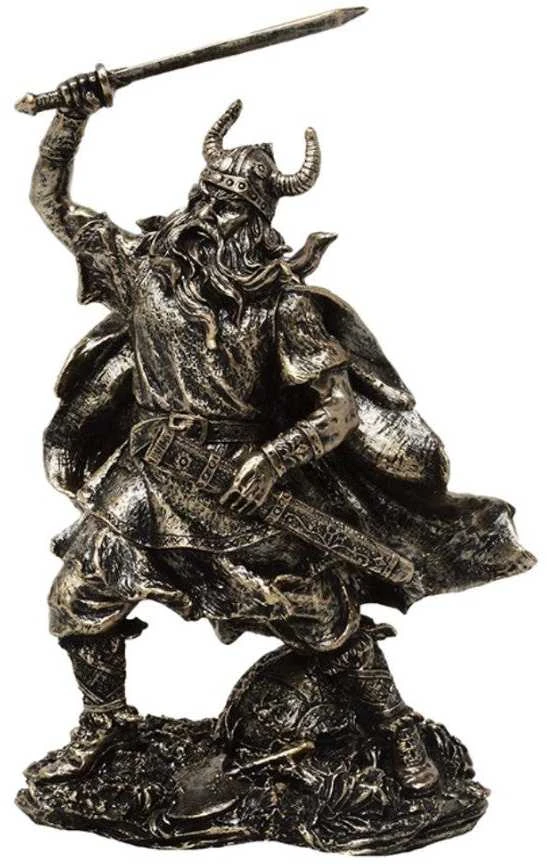 Mysticallstm Mayer Chess Vikingų kario dekoratyvinė statulėlė 20,5 cm – polirezinas