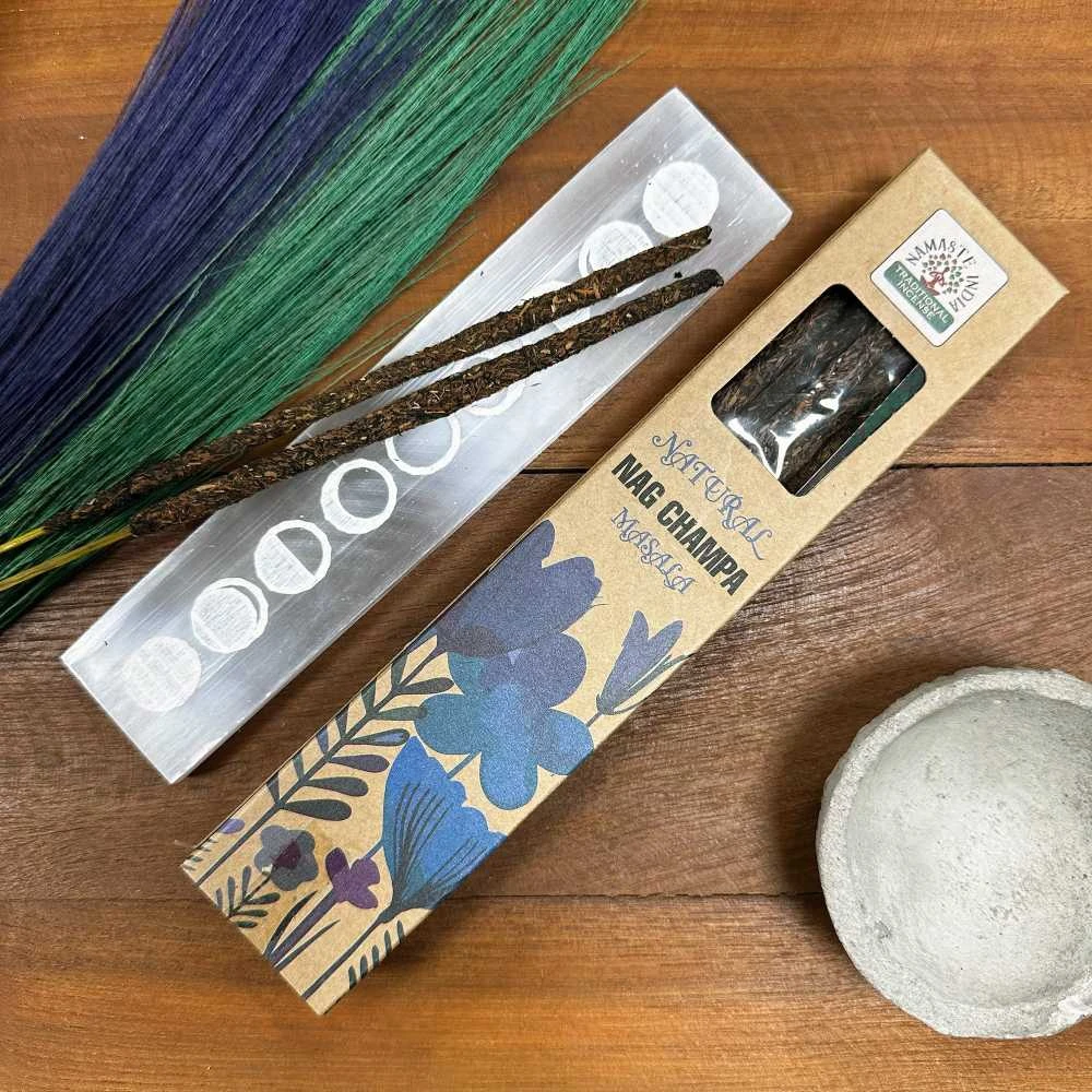 Namaste Inida Nag Champa Namaste India Natūralūs Masala Smilkalai