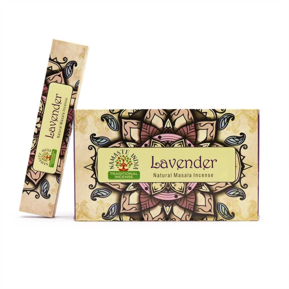 Orkay Smilkalų lazdelės Lavender Mandala Masala, Namaste India, 15g