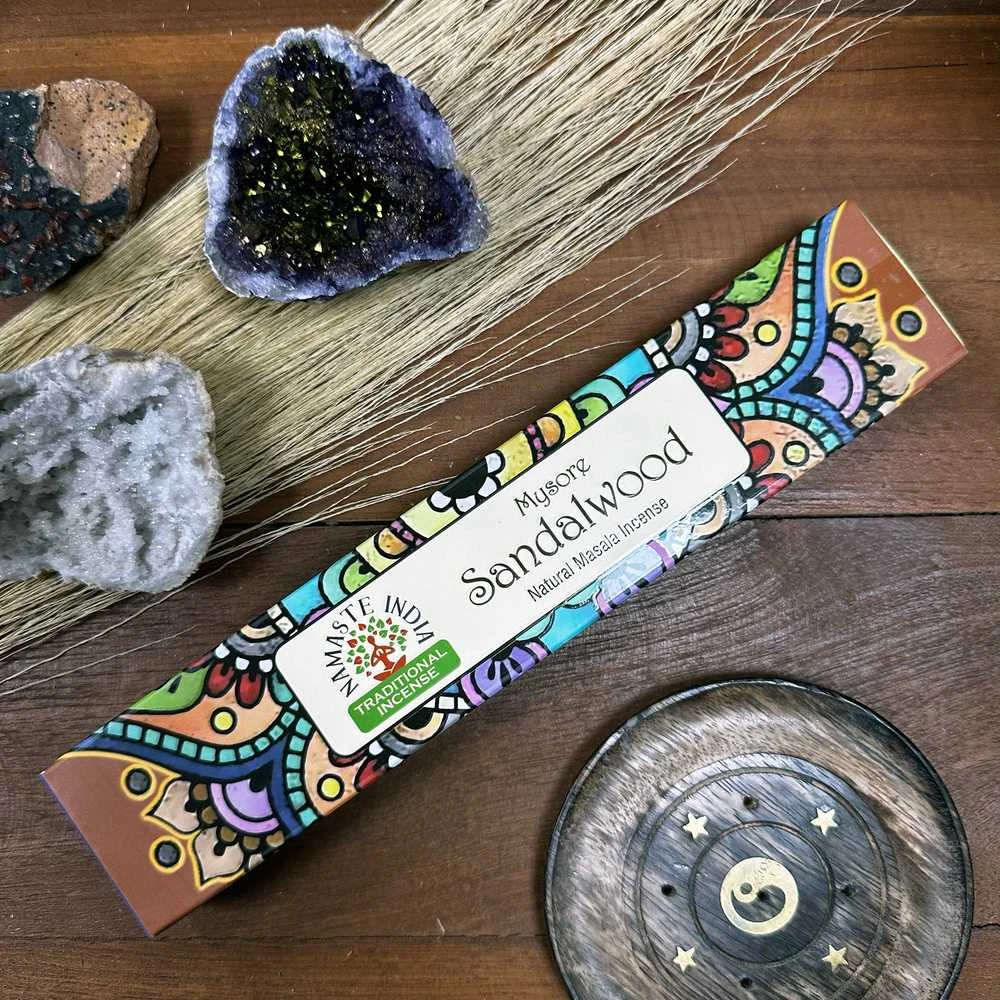 Orkay Kvepiančios Lazdelės - Namaste Mandala Masala Sandalmedžio 15 Lazdelių 20 cm