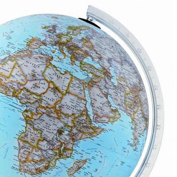 National Geographic politinis gaublys 30 cm, ryškių spalvų, anglų k.