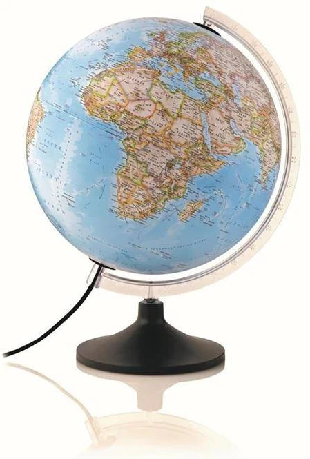 National Geographic politinis gaublys 30 cm, ryškių spalvų, anglų k.