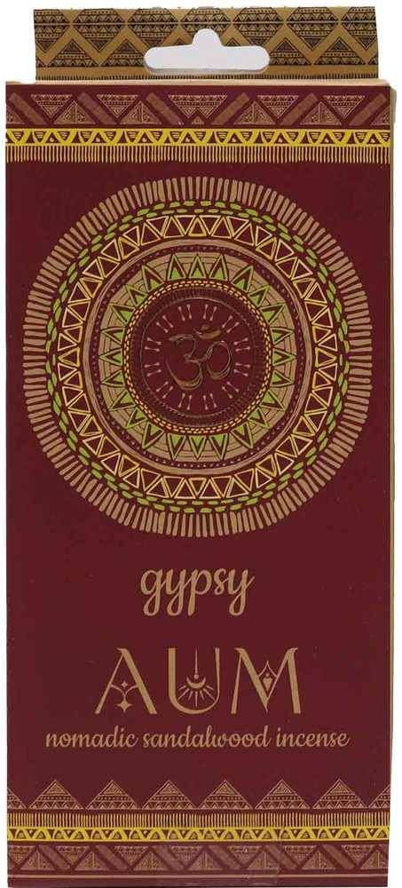 Natūralūs smilkalai AUM Gypsy Nomadic – Ancient Wisdom, 6 lazdelės, meditacijai