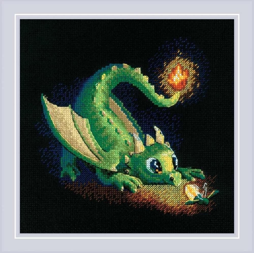 Riolis Kryželių siuvinėjimo rinkinys "Naughty Sparkles" 20x20 SR2160