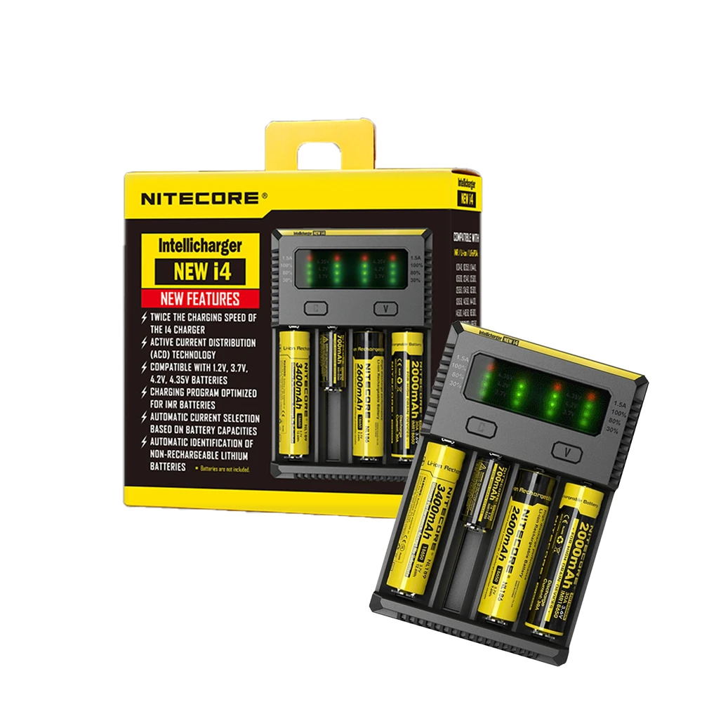 Nitecore Intellicharger New i4 Baterijų įkroviklis