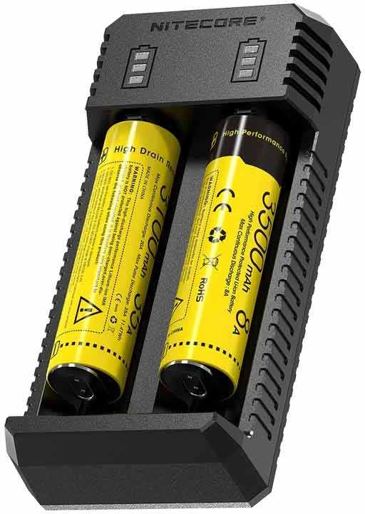 Nitecore UI2 Portable Dual-slot USB Baterijų įkroviklis