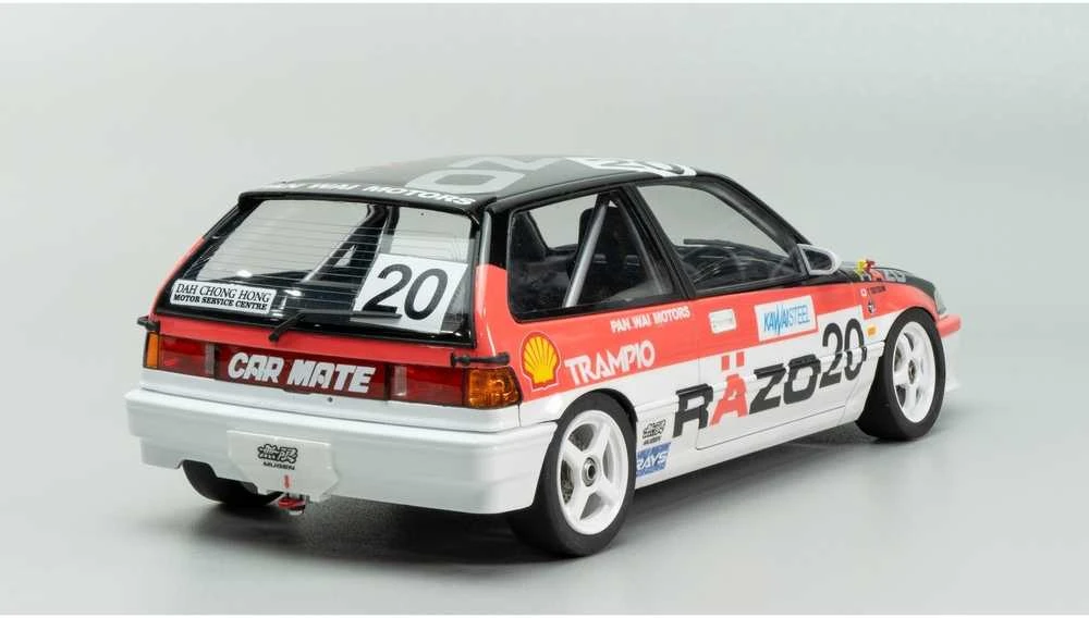 Nunu Beemax Beemax Honda Civic EF3 Gr.A Makao Guia 1989 1/24 surenkamas modelis 24032