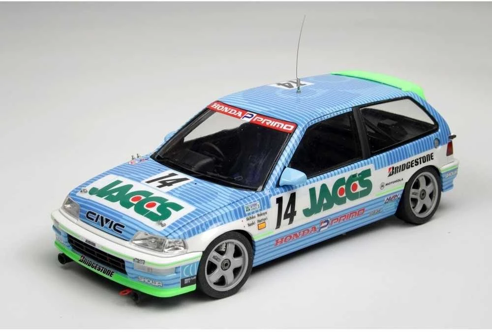 Nunu Beemax Beemax Honda Civic EF9 Gr.A 1991 JTC InterTEC 1/24 – surenkamas modelis