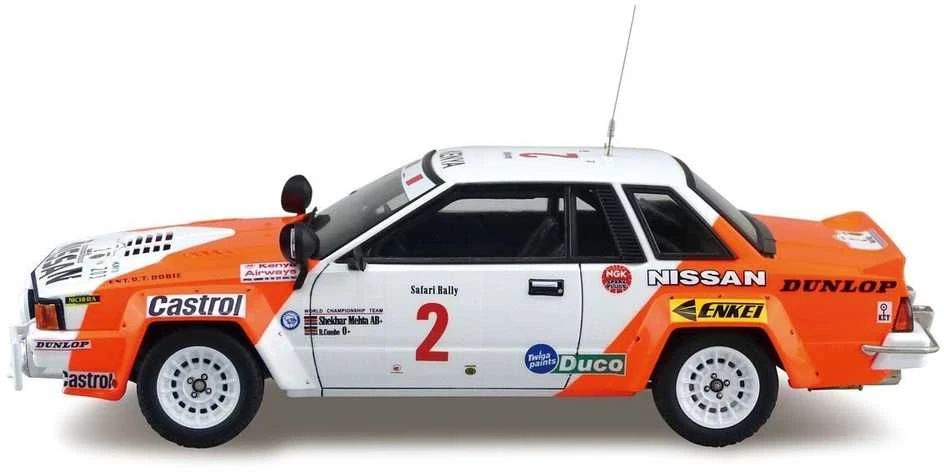 Nunu Beemax Beemax Nissan 240RS Safari Rally 1984 1/24 plastikinis rinkinys