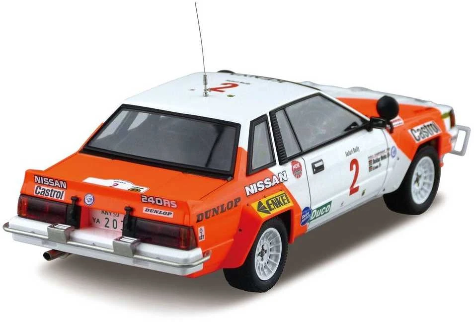 Nunu Beemax Beemax Nissan 240RS Safari Rally 1984 1/24 plastikinis rinkinys