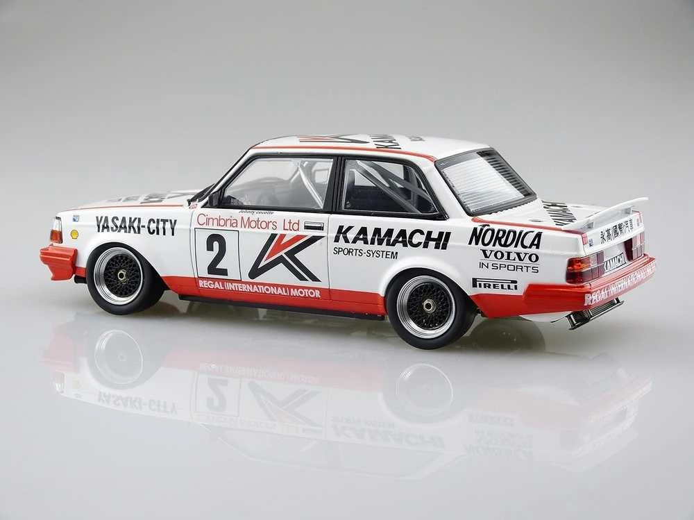Nunu Beemax Beemax Volvo 240 Turbo 1986 Macau Guia nugalėtojas, 1/24 plastikinis rinkinys