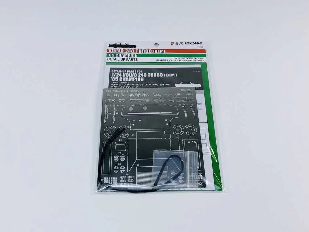 Nunu Beemax Beemax Volvo 240 Turbo DTM 1985 čempiono detalių rinkinys 1/24 E24027