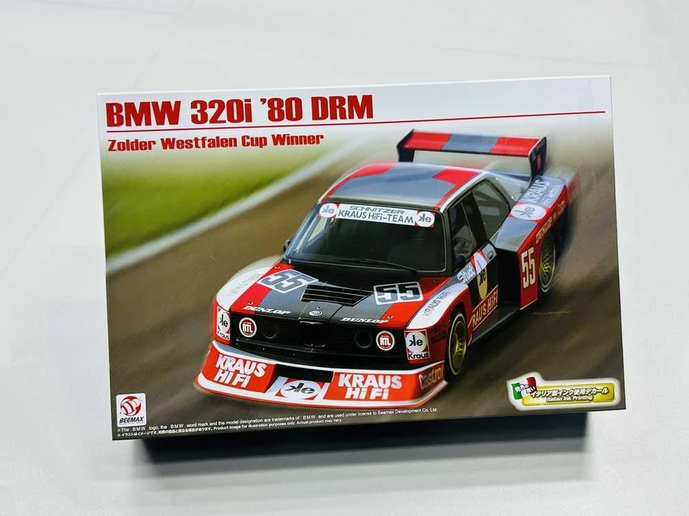 Nunu Beemax BMW 320i E21 Turbo Gr.5 Zolder 1980 plastikinis modelis 1/24